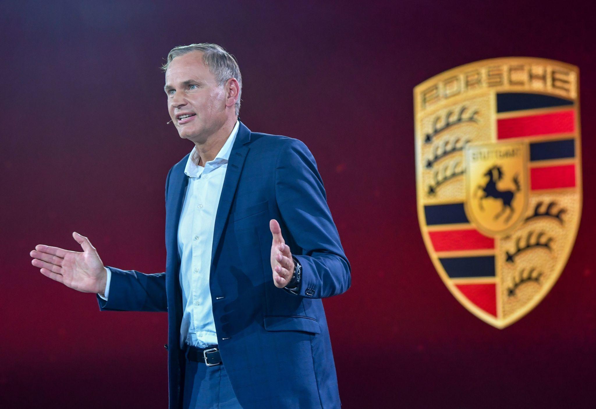 Porsche CEO confirms forecast at Porsche headquarters in Stuttgart, Germany, 2026