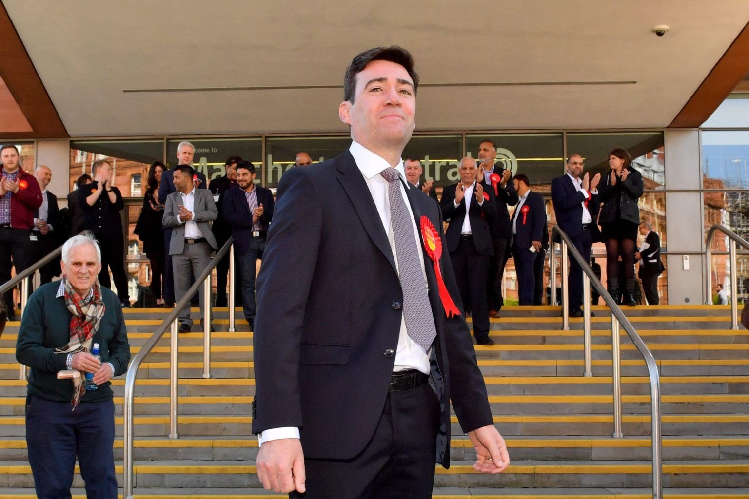 Andy Burnham during Greater Manchester leadership