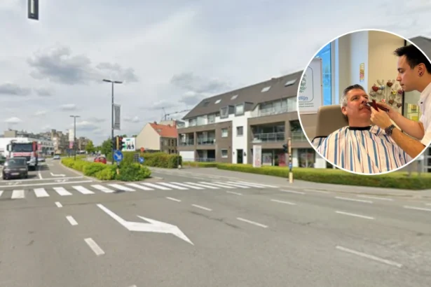 Waregem Hospital staff join Movember, led by Nurse Bart Vindevoghel