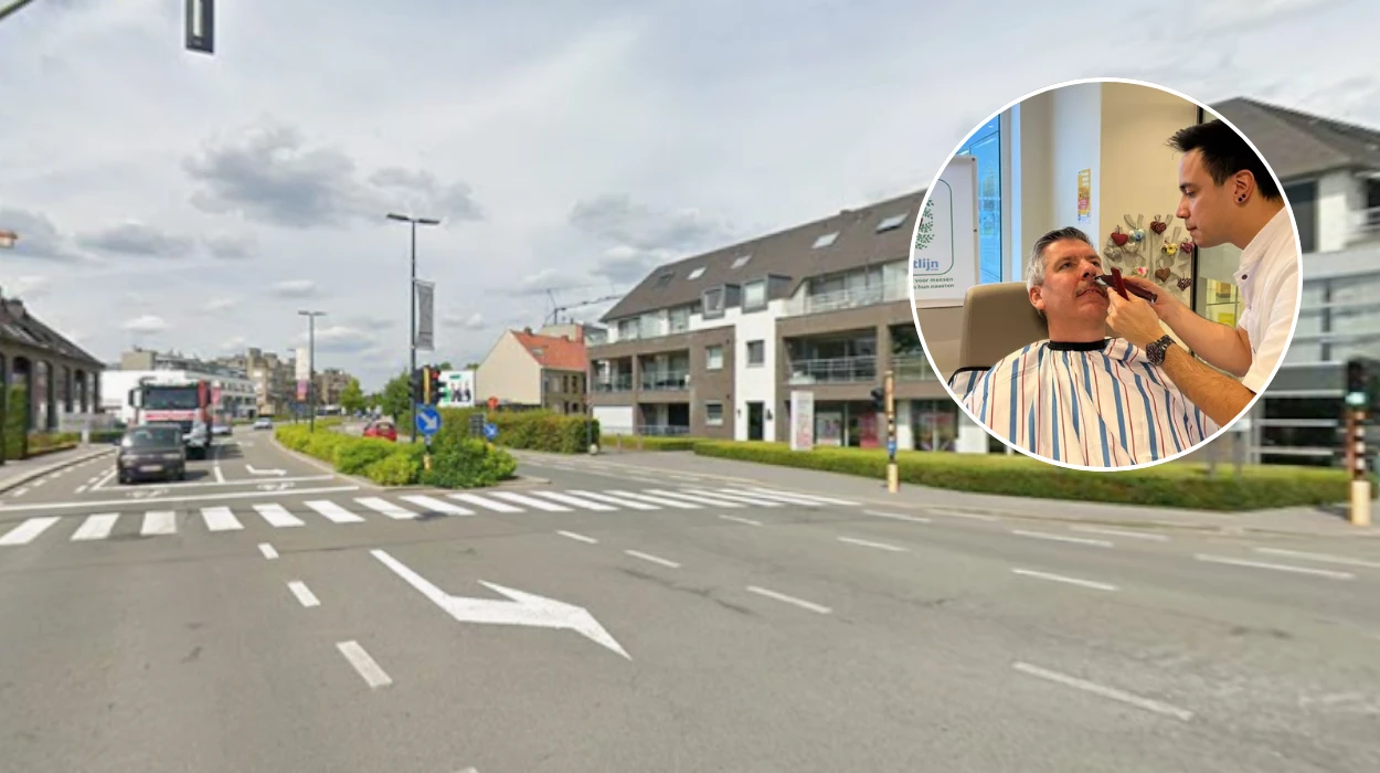 Waregem Hospital staff join Movember, led by Nurse Bart Vindevoghel