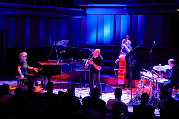 Azerbaijani jazz musicians performing live in Brussels