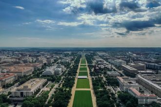 National Mall march supporters gather to defend voting rights