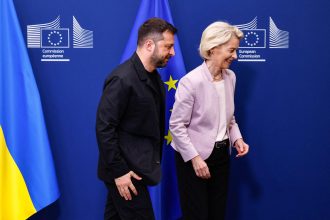 EU leaders grim anniversary meeting in Brussels marking four years of Ukraine war