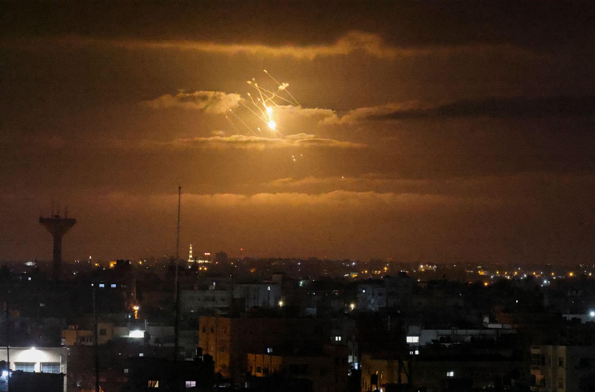 US Navy aircraft carrier positioned after Israel US strikes on Iran in Persian Gulf