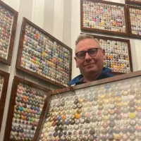 Ypres Florist Antoon collects 41,300 champagne capsules