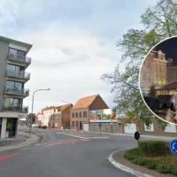 Ypres closes part of Grote Markt after fireworks hit cars