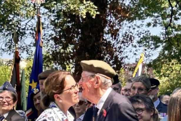 Henri d'Oultremont celebrating his 101st birthday in Belgium
