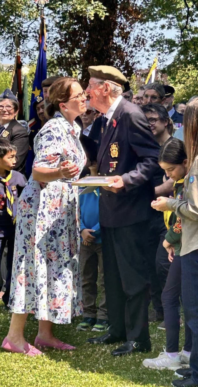 101 and still going strong… that’s Henri, a brave Belgian warrior