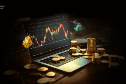 Gold bars reflecting Gold gains 1 percent ahead of inflation data New York 2026