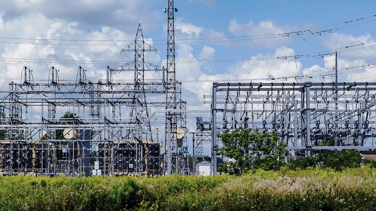 Electricity transmission network illustrating energy security concerns during Russia-Ukraine negotiations.