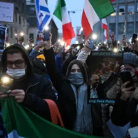 Human rights demands dominate Iran opposition rally