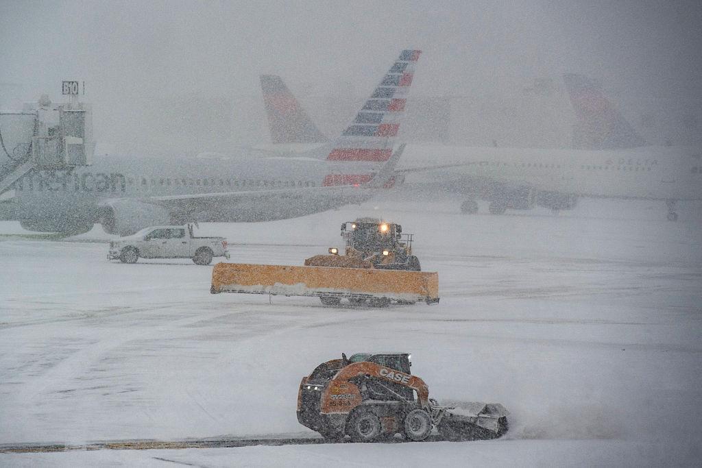 Icy highway conditions during US Northeast winter storm 2026 impacting commuters