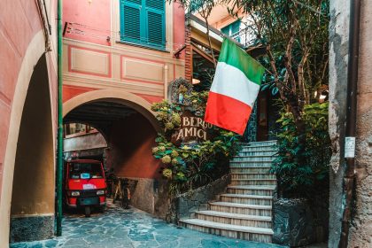 Italy customs duty inspection at customs checkpoint handling imported parcels