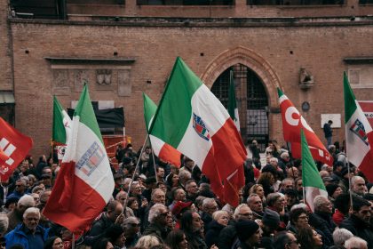 Italian far-right party launch event led by former Italian general in Rome 2026