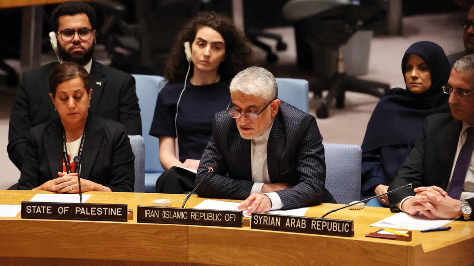 UNSC emergency session Iran with global diplomats