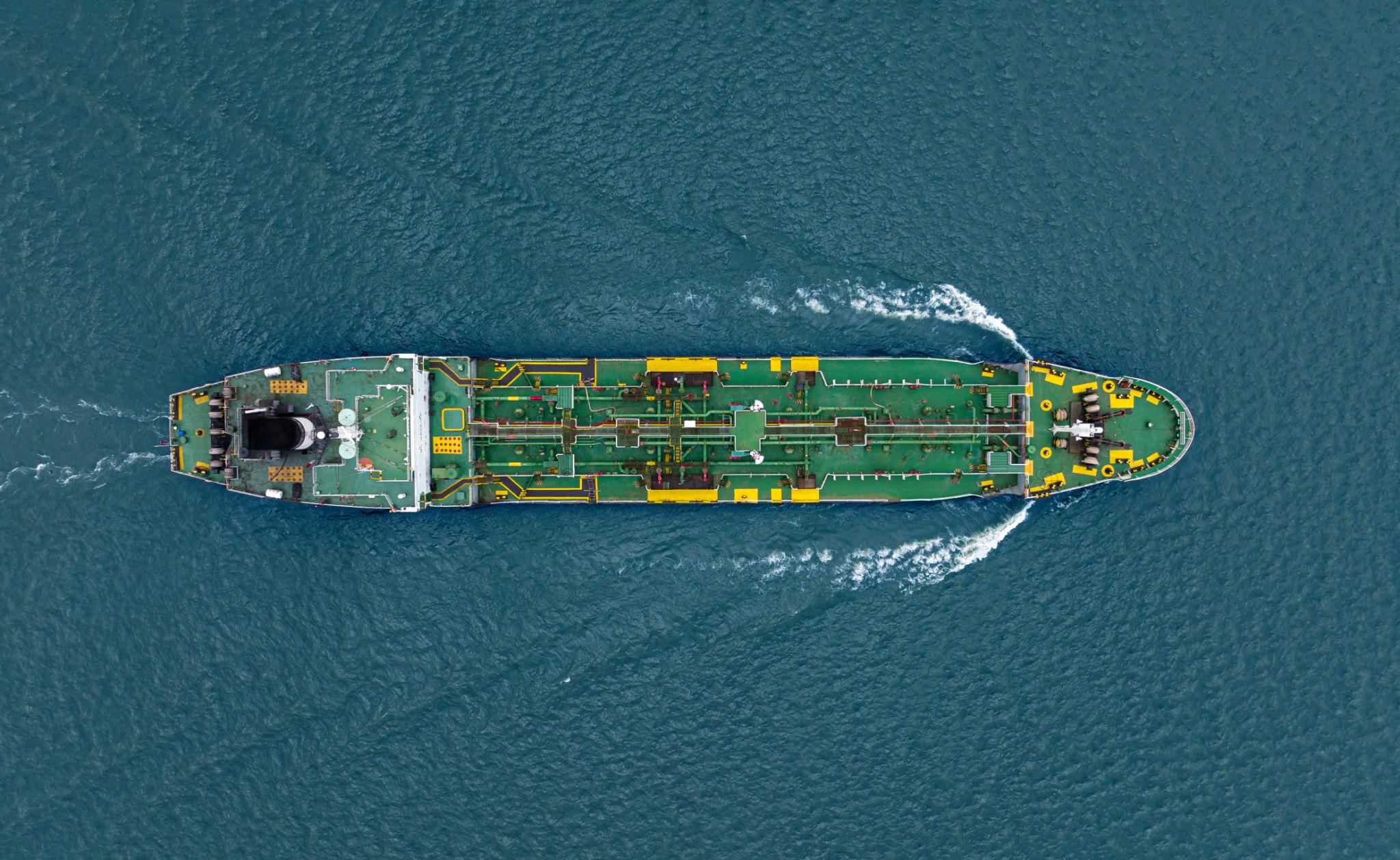 Oil tanker transporting crude oil during Middle East oil conflict impact on global energy markets
