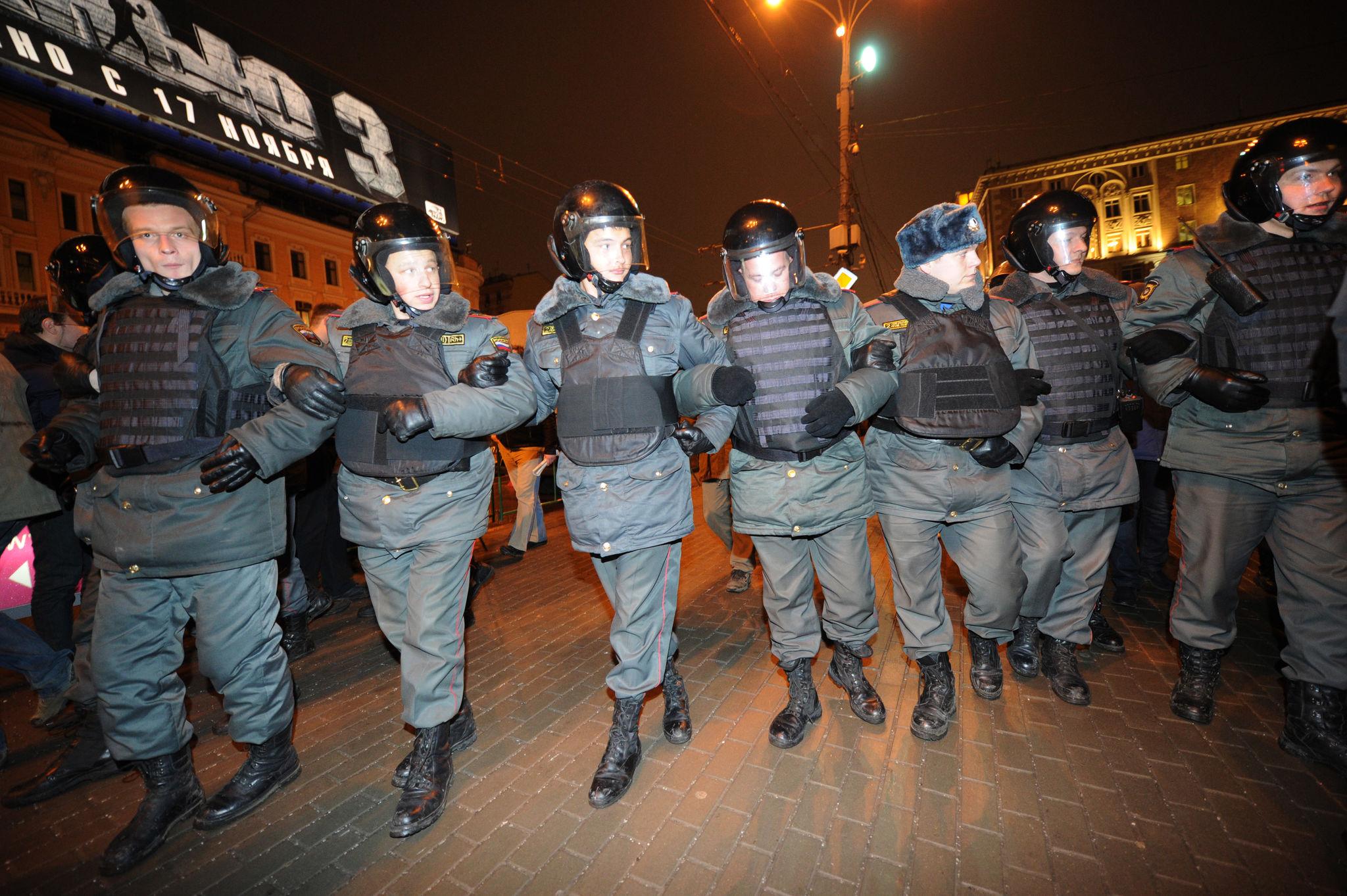 Police cordon established following Russian military general attack