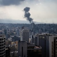 Lebanon airstrikes send smoke over Beirut skyline in 2026