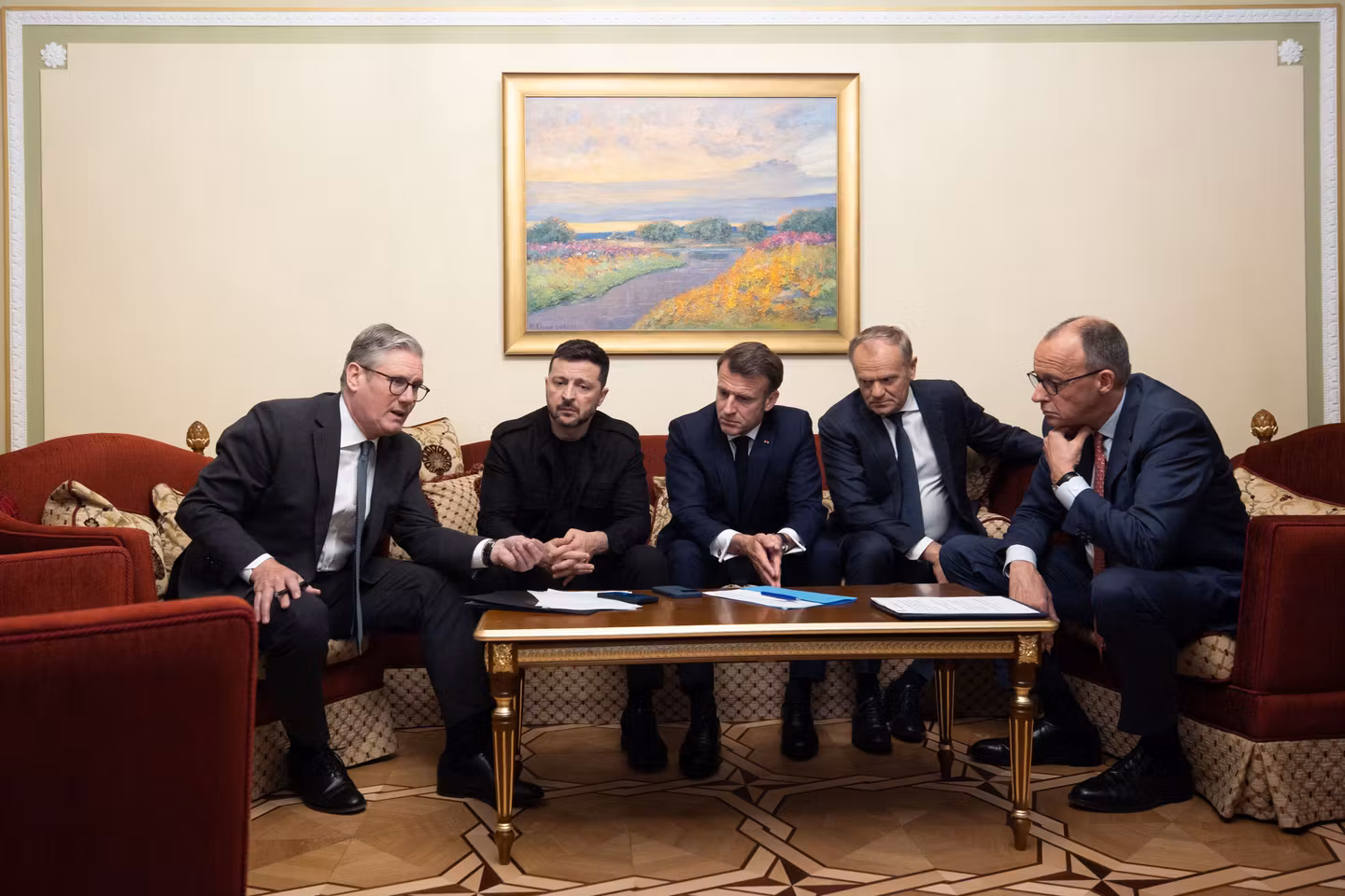 Ukraine diplomacy against backdrop of war destruction