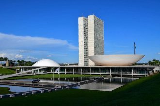 Brazil economy forecast highlighting Brazil National Congress in Brasília