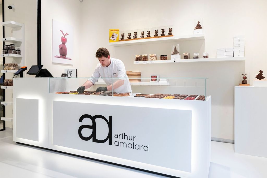 Laurent Gerbaud Chocolatier of the Year 2021 participating in Brussels chocolate trail