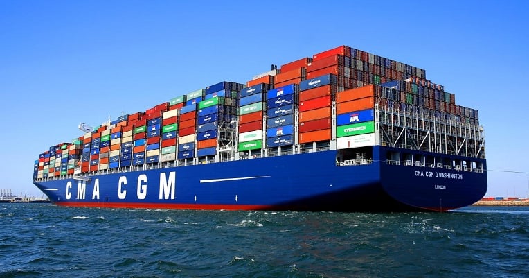Global shipping weather risks impact container ships during severe storms