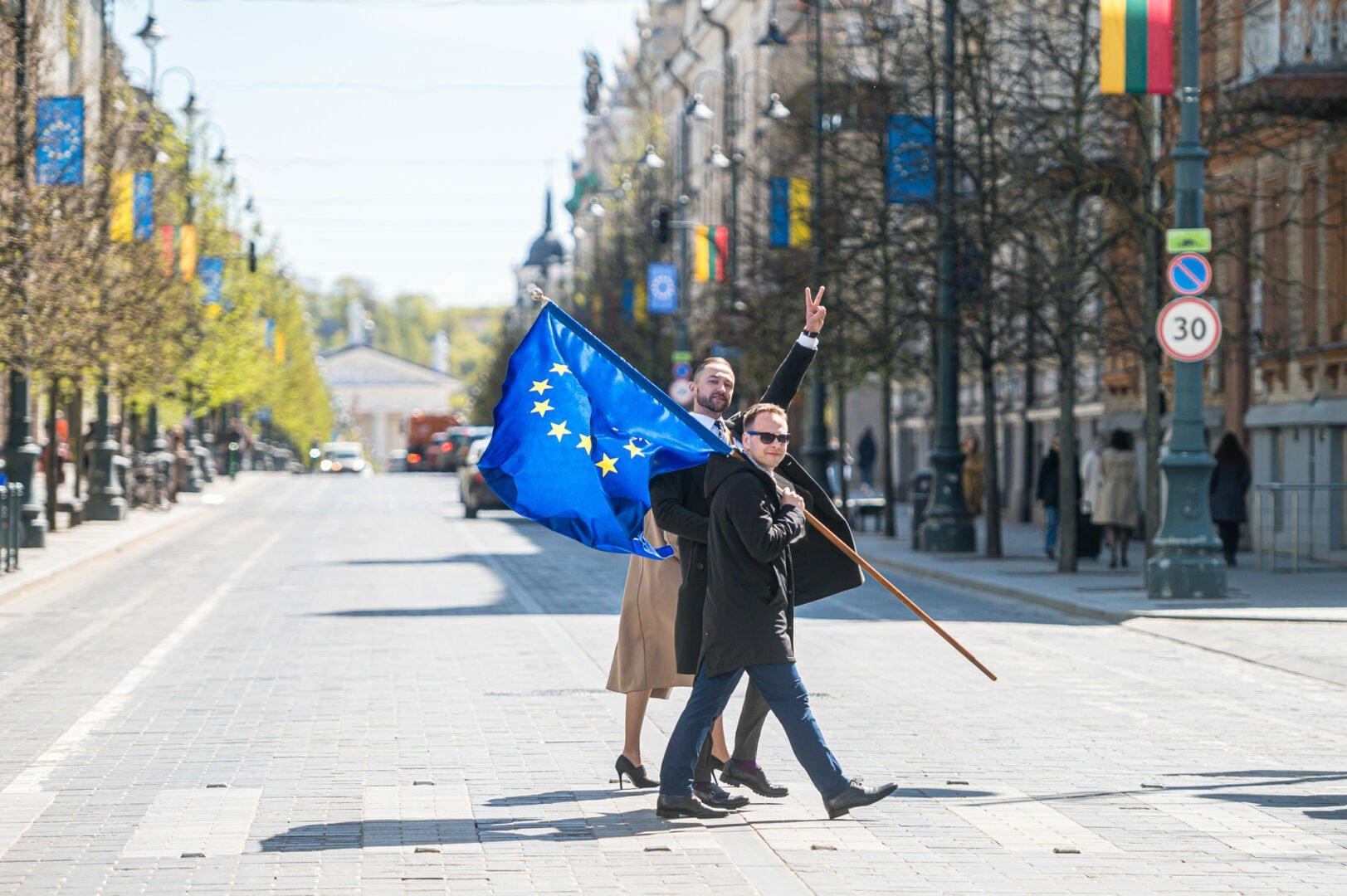 European Parliament members during a session discussing EU security and democracy