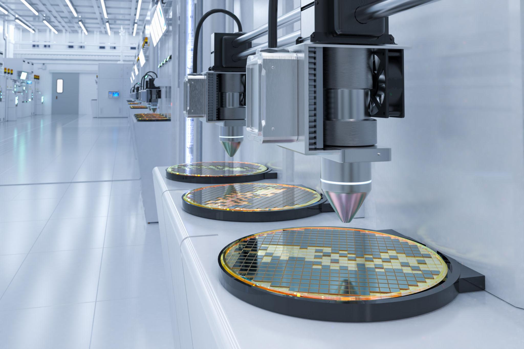 AI semiconductor demand surge driving advanced chip manufacturing facility operations