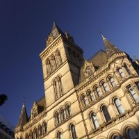Manchester by-election 2026 city skyline view in Manchester UK