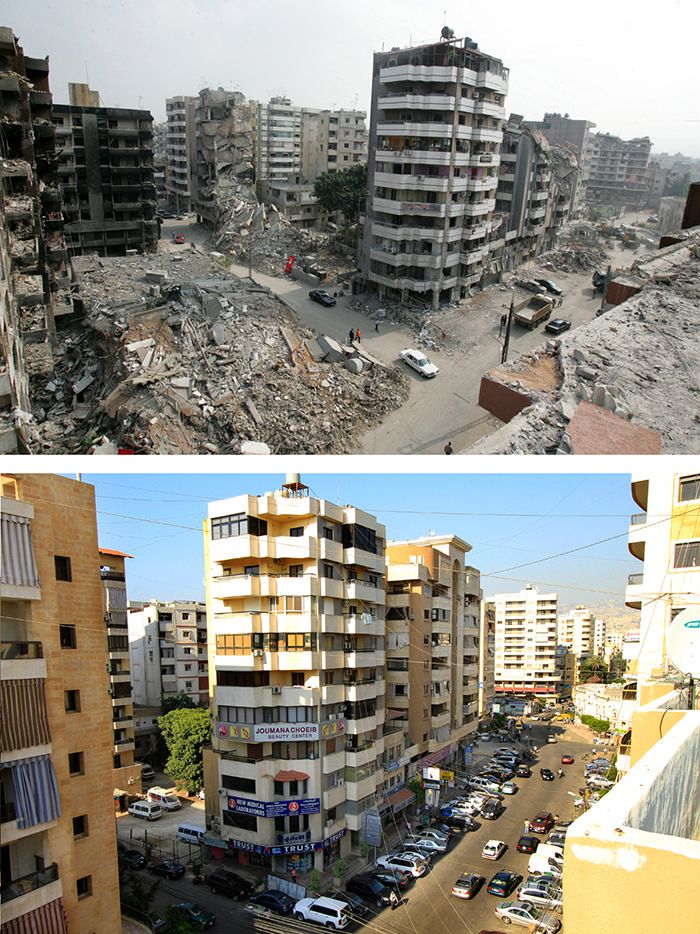 Israel military warning Beirut affects neighborhoods in southern Beirut