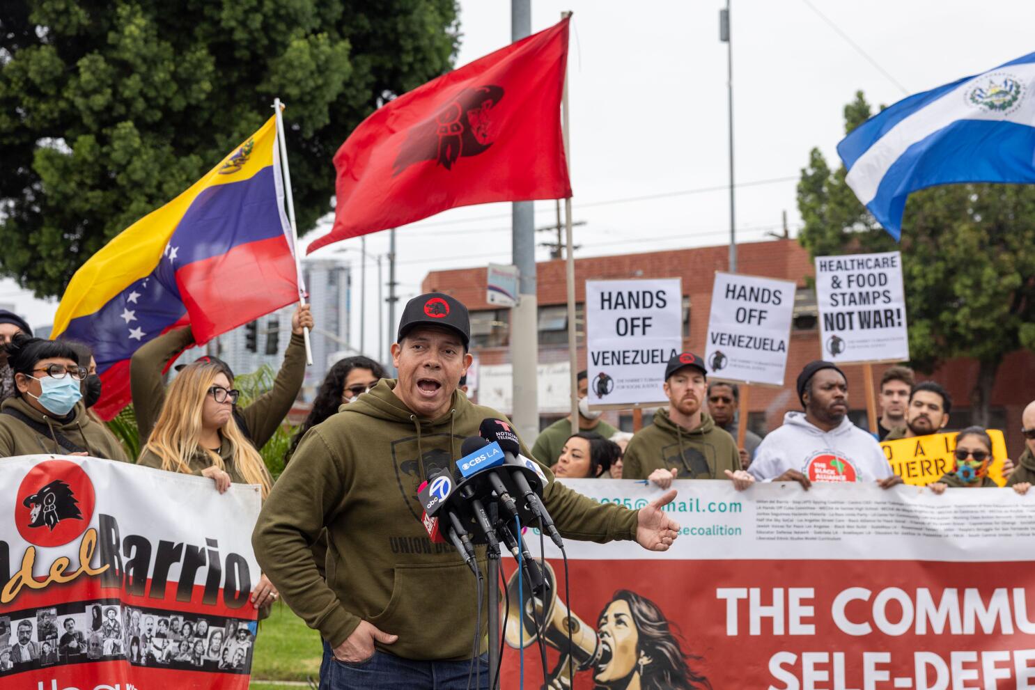 Peaceful protest during Venezuela crisis rally in New York