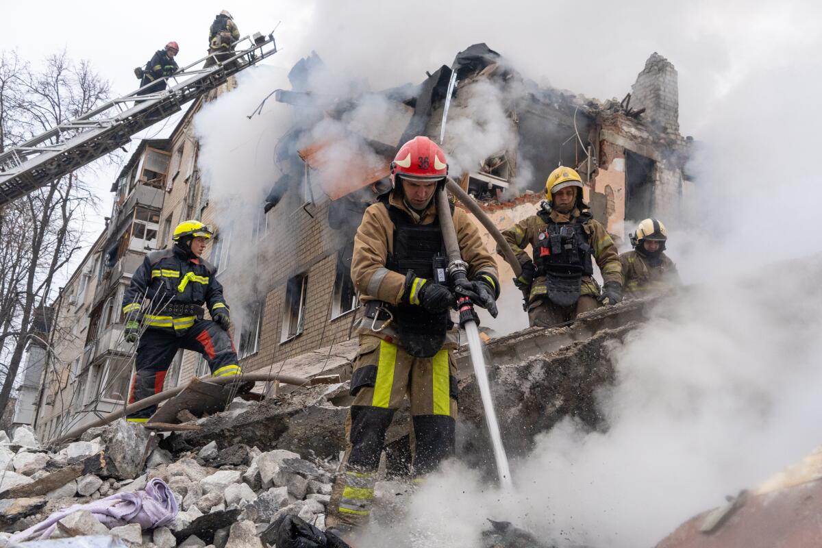 Israel air strike Lebanon aftermath showing damaged buildings and debris in southern Lebanon