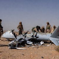 investigators examining wreckage after Iraq military aircraft crash