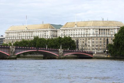 MI5 warning over Russian and Iranian security threats as intelligence headquarters in London faces growing national security challenges.