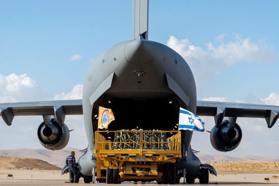 US Weapons Deal Israel F-35 fighter jet in flight over Middle East during rising tensions 2026