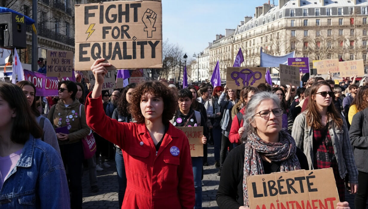 A rally for women rights