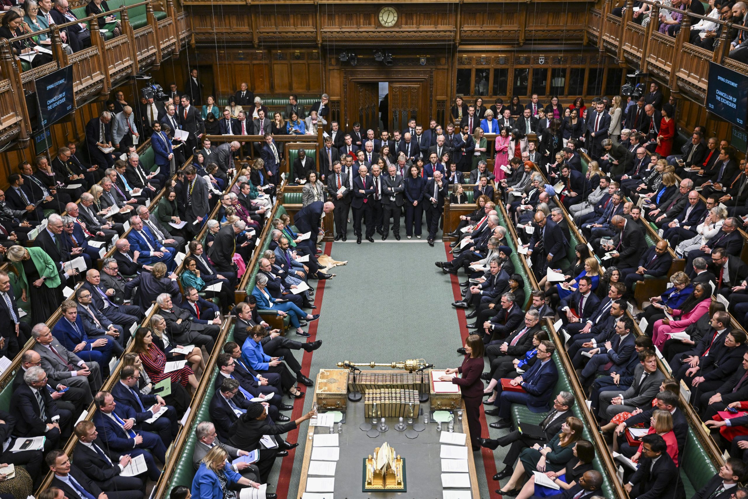 UK Parliament sanctions discussion taking place in London as MPs debate Israel West Bank plans