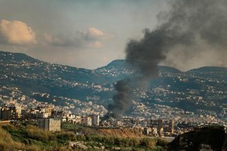 destroyed homes in southern Lebanon showing impact of Lebanon war displacement