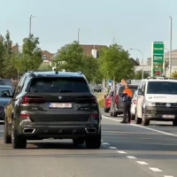 early morning accident on Dudzeelsesteenweg in Bruges