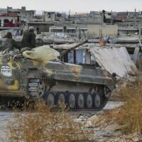 Syria security crackdown visible at Damascus checkpoint