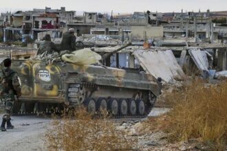 Syria security crackdown visible at Damascus checkpoint