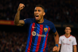 Raphinha scores two goals for Barcelona against Osasuna