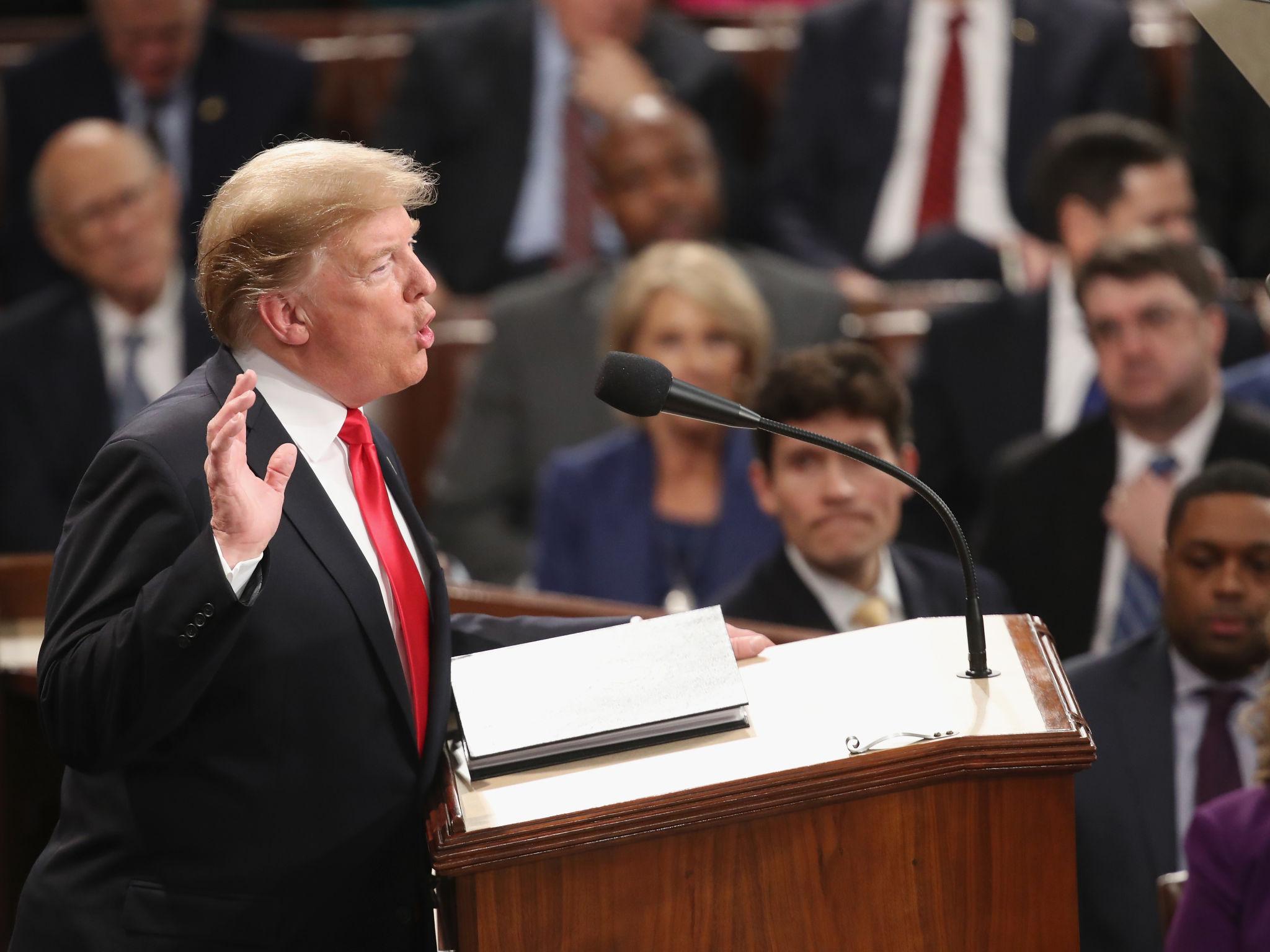 State of the Union foreign policy discussion highlighting Middle East strategy and deterrence