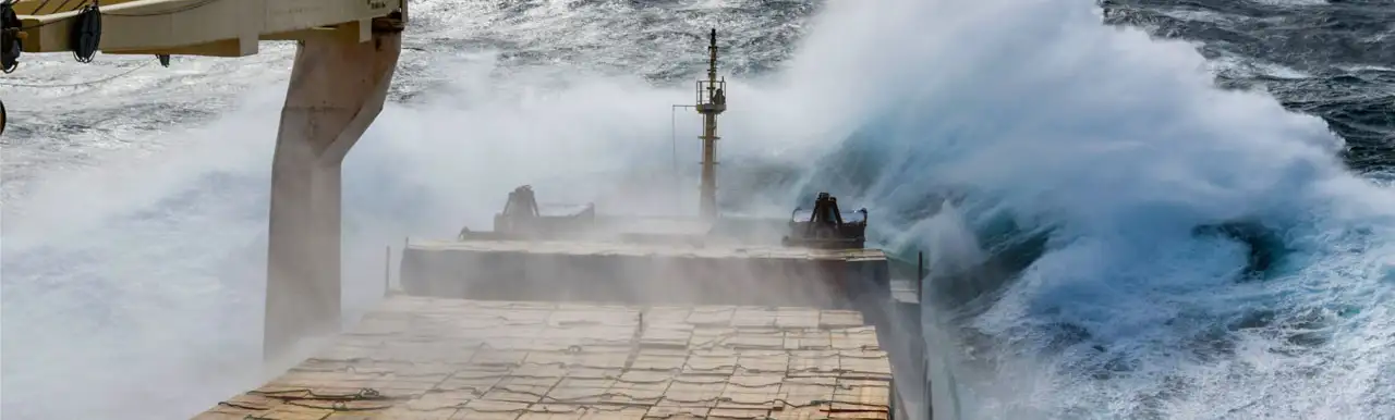 Global shipping weather risks force shipping companies to move vessels to safety
