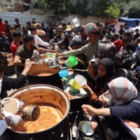 Humanitarian aid Gaza Strip food distribution amid worsening shortages