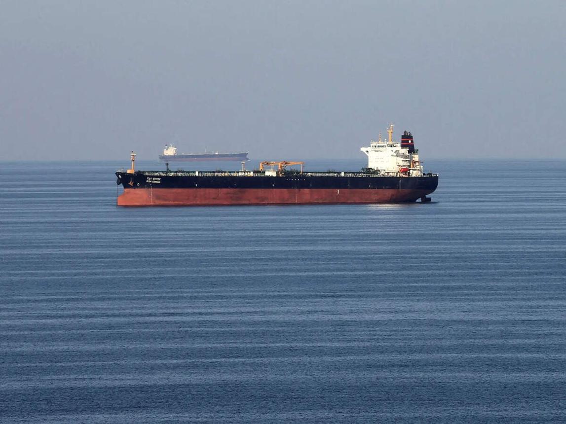 Gulf security crisis impacts commercial shipping activity near Strait of Hormuz