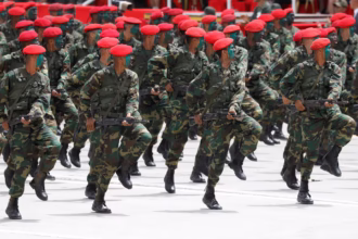 Venezuela defense forces presence in Caracas 2026