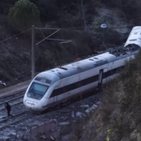 Spain Train Accident Investigation at the derailment site