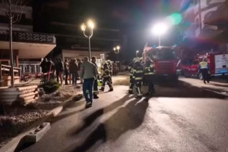 Swiss bar fire investigation scene after deadly blaze