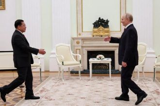 Min Aung Hlaing Russia visit during official talks in Moscow
